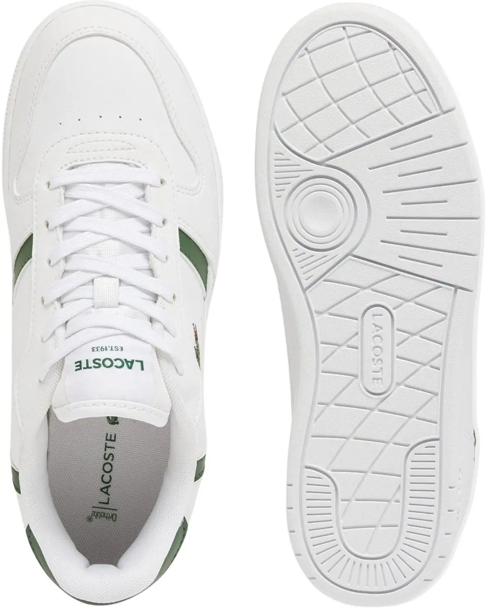 Lacoste T-Clip Set Sneakers Junior 35 - Wit/Groen - afbeelding 5 van 6