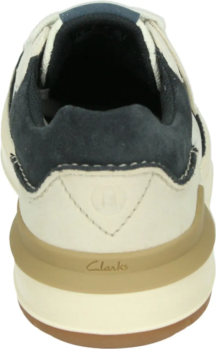 Clarks CourtLite 2 Lo Lage Sneakers Heren 46 - Wit/Beige