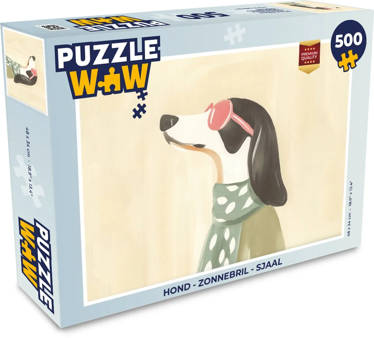 PuzzleWow Hond Legpuzzel 500 Stuks