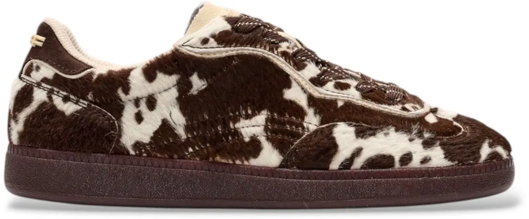 HOFF Bruine Park Print Leren Sneakers