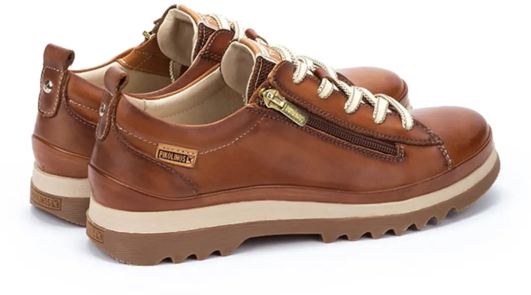 Pikolinos Vigo Leren Sneakers - Bruin - Maat 36