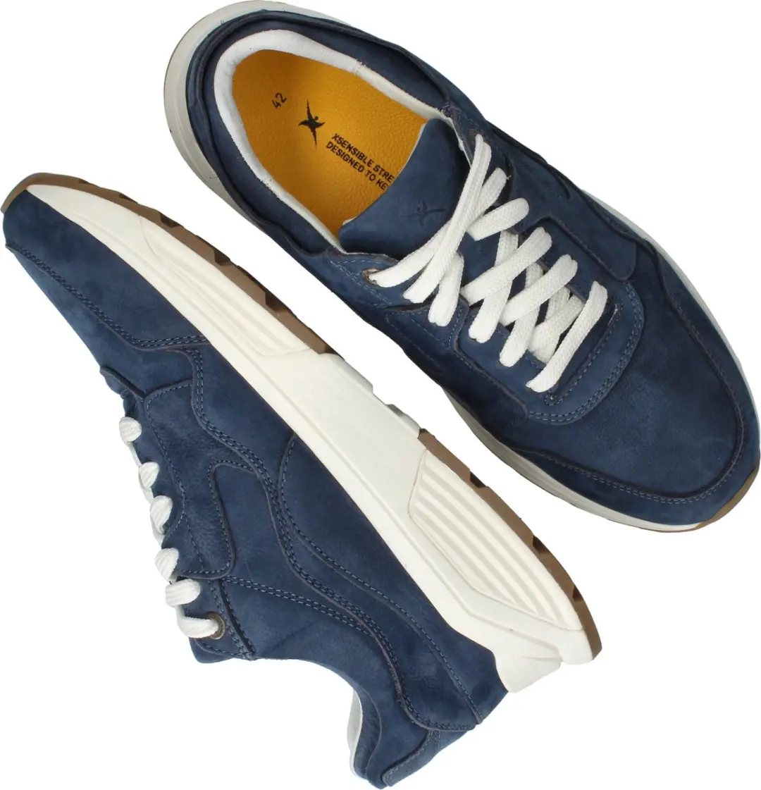 Xsensible Golden Gate Men Heren Veterschoenen - Blauw 45