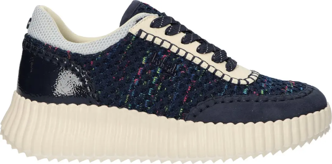 La Strada Sneaker Donkerblauw Textiel