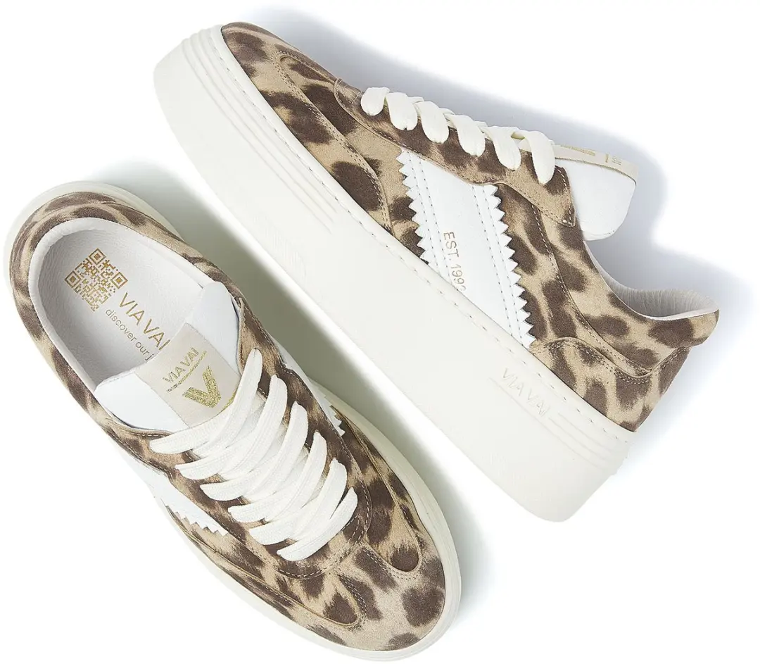 VIA VAI Isa Romi Sneakers - Luipaardprint - Maat 42 - afbeelding 3 van 6