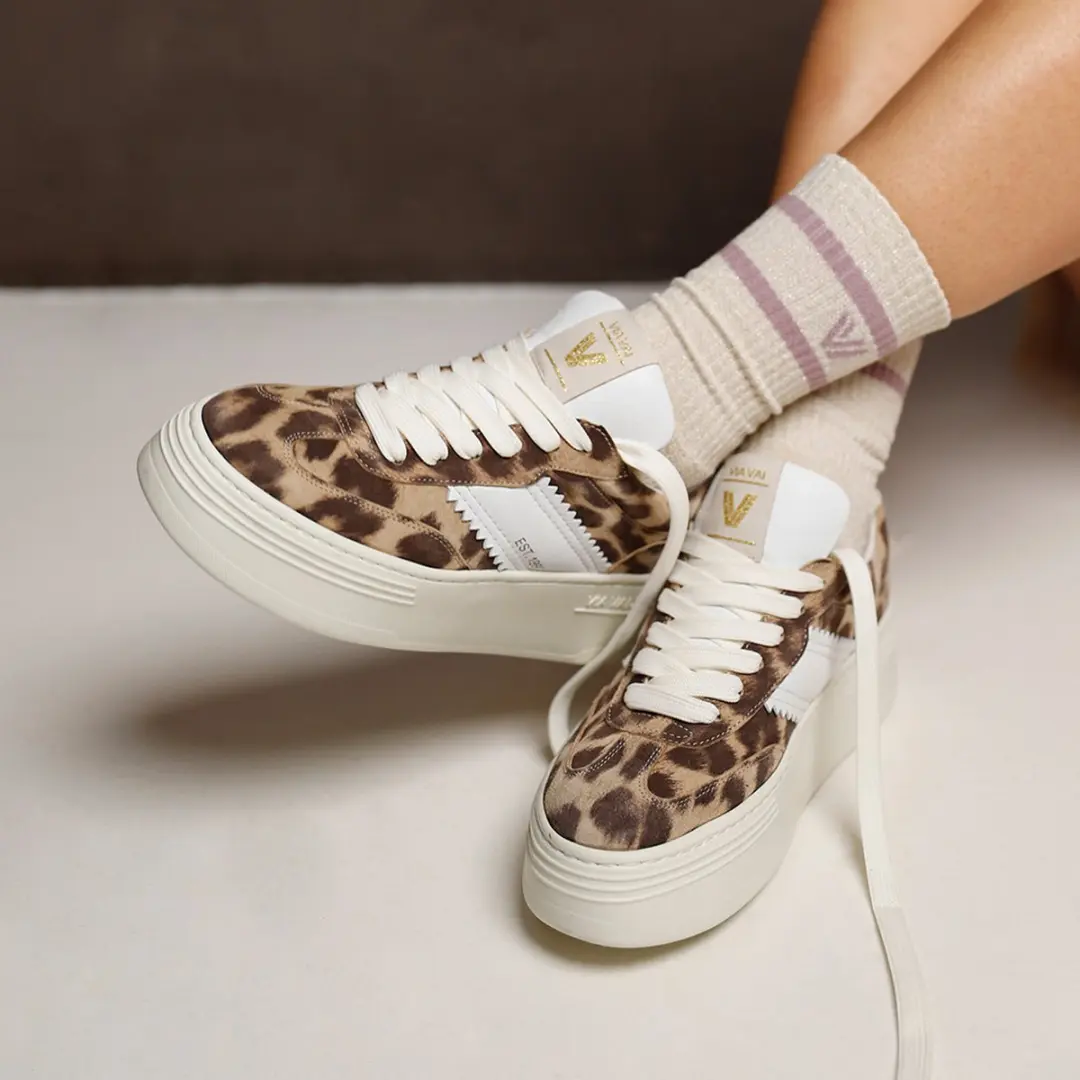 VIA VAI Isa Romi Sneakers - Luipaardprint - Maat 42 - afbeelding 6 van 6