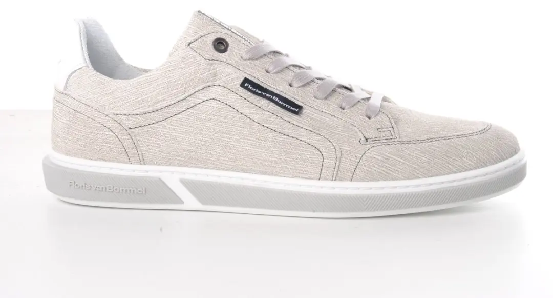 Floris van Bommel heren sneaker Terri suède grijs