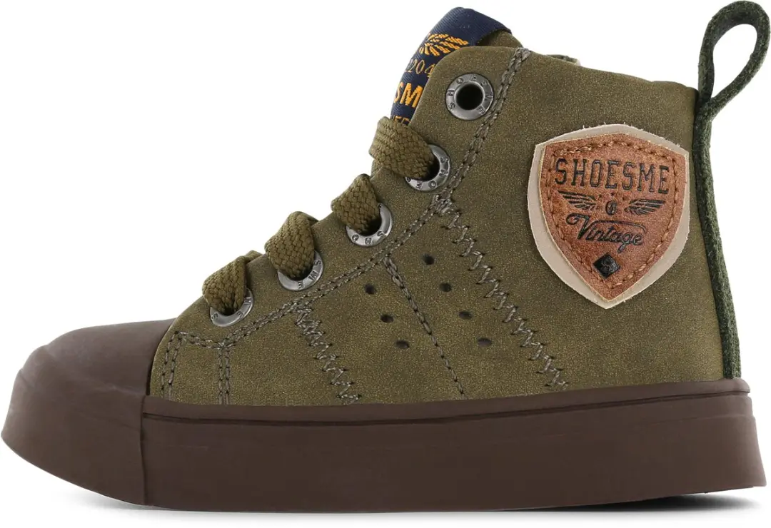 Shoesme Groene Veterboot P131463 - Maat 31 - afbeelding 3 van 6