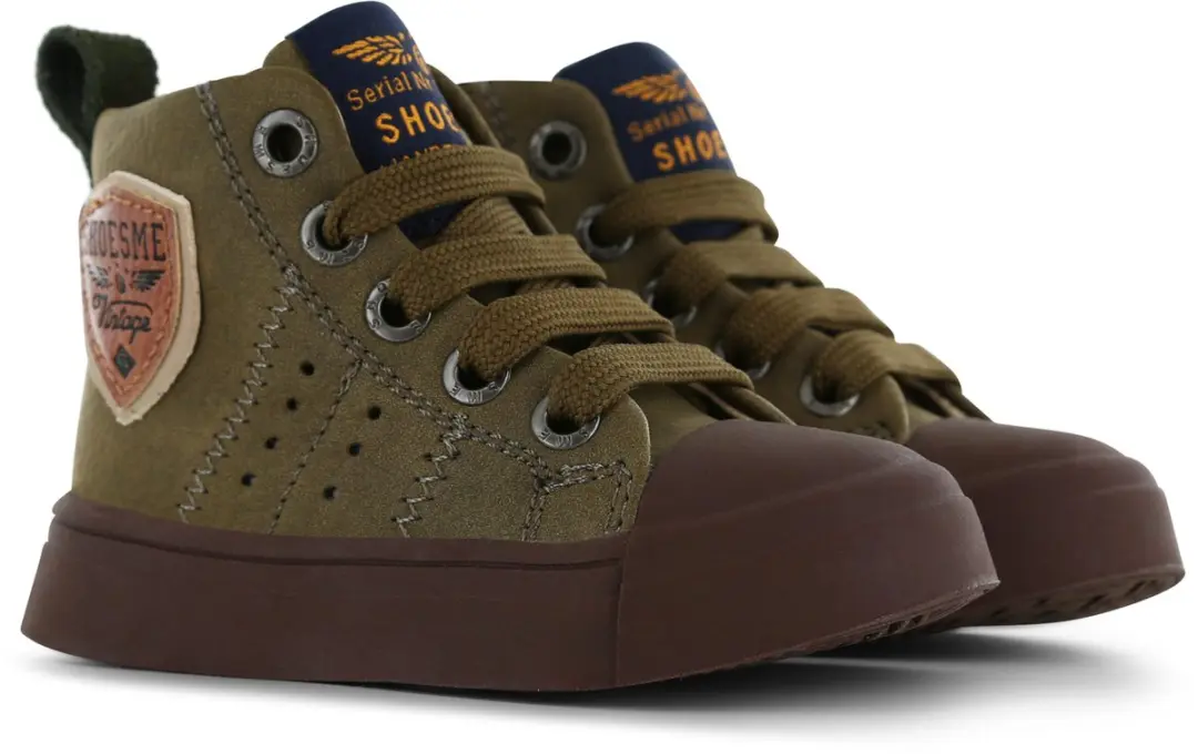 Shoesme Groene Veterboot P131463 - Maat 31 - afbeelding 2 van 6