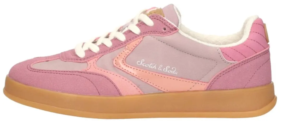 Scotch & Soda Vicky Sneakers Laag - roze - Maat 37 - afbeelding 2 van 6