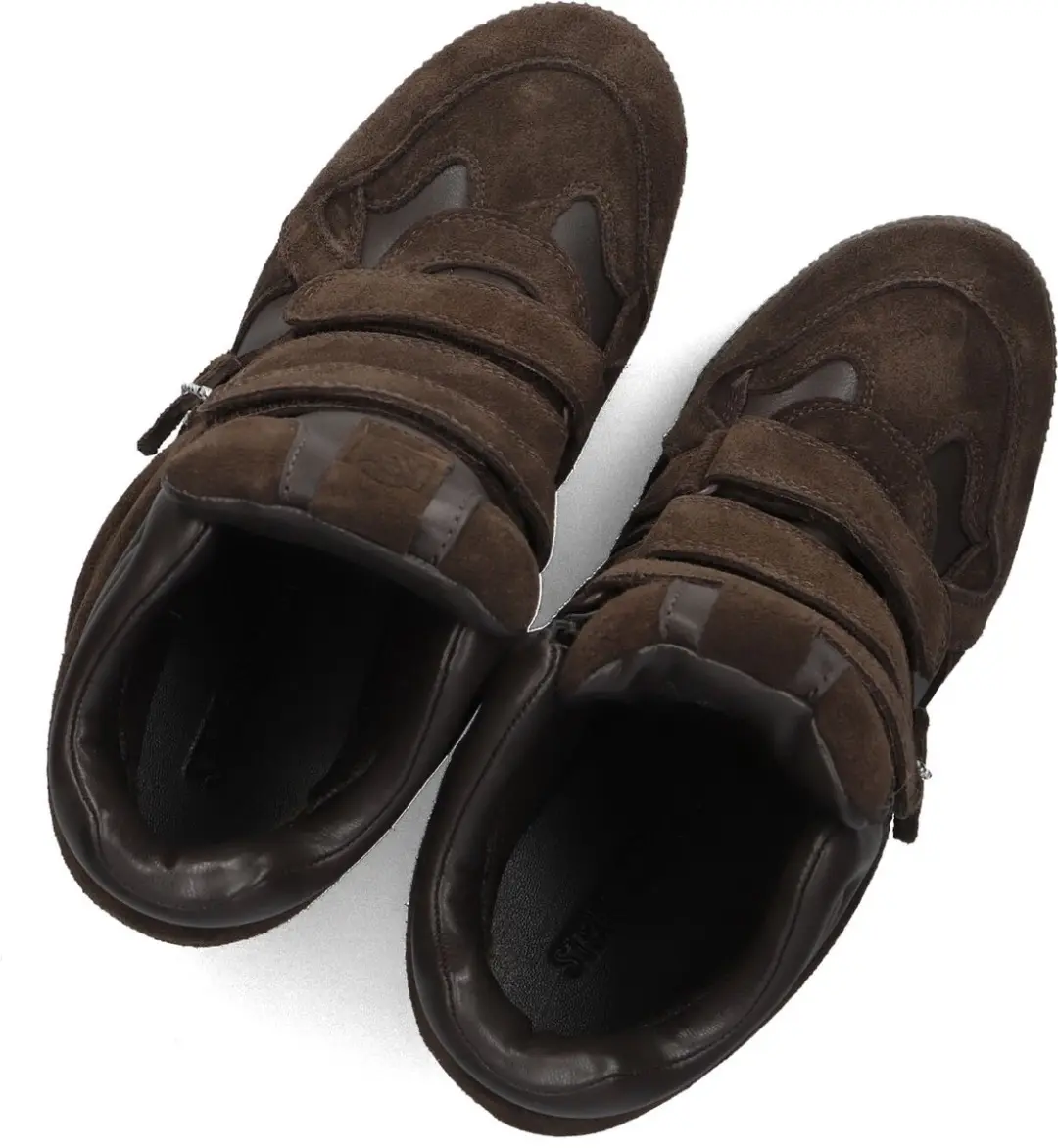 Steve Madden Mavis Hoge Sneakers - Bruin Suede - Maat 38 - afbeelding 6 van 6