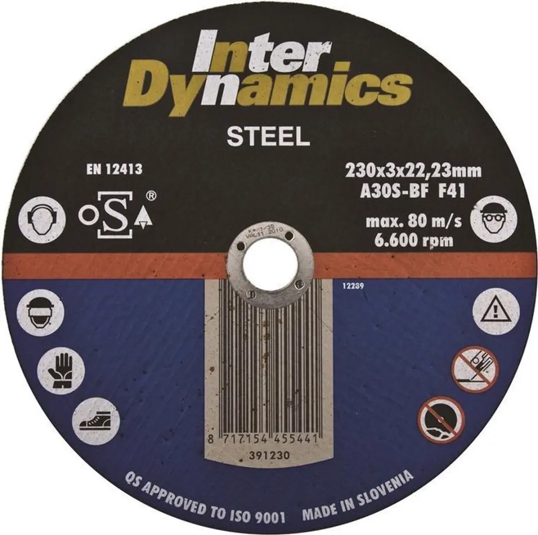 InterDynamics 391180 Diamantdoorslijpschijf