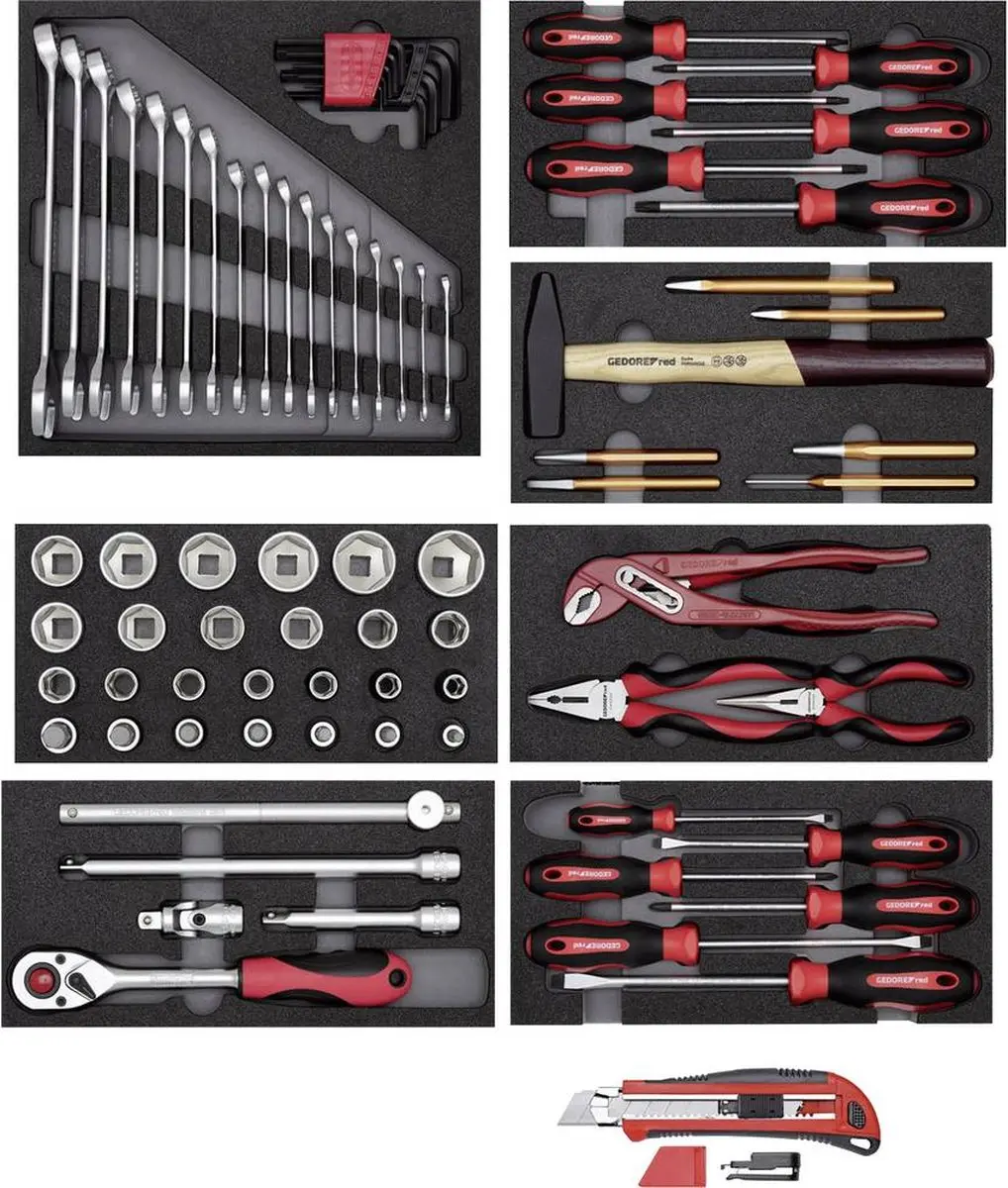 Gedore RED R21010000 3301655 Gereedschapsset
