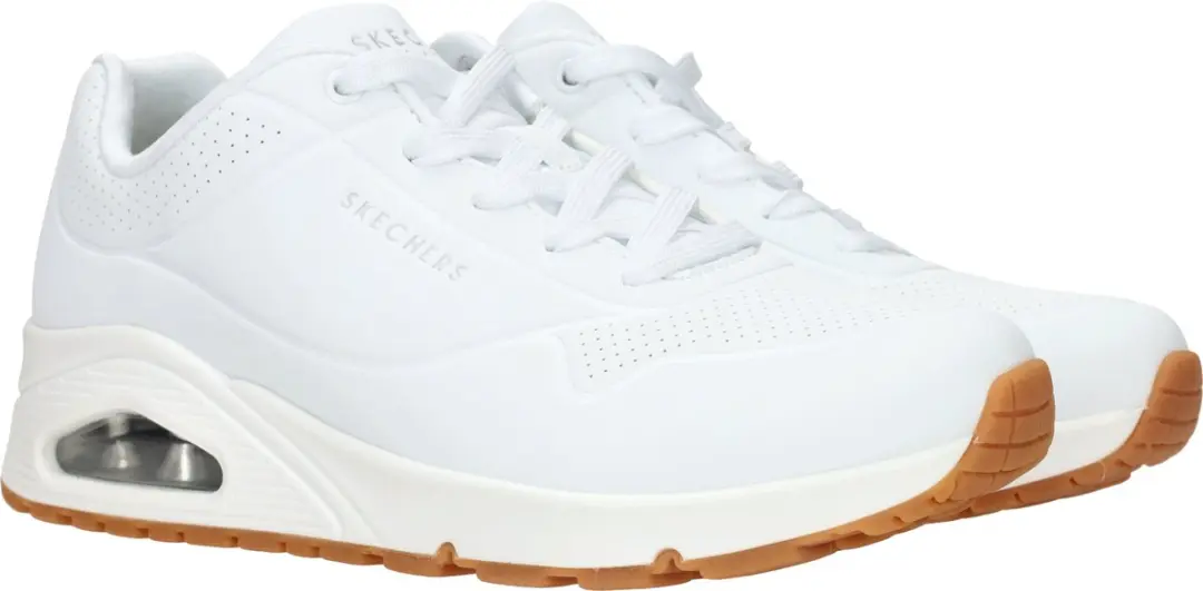 Skechers Uno Stand On Air Dames Sneakers - Wit