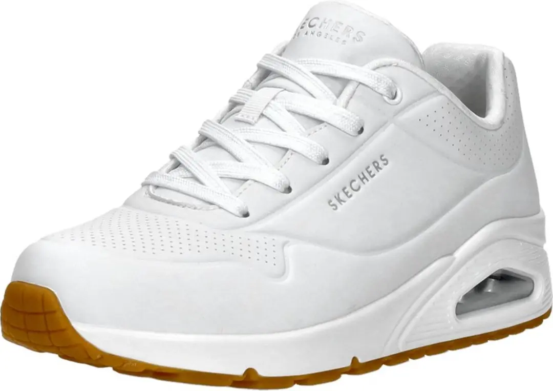 Skechers Uno Stand On Air Dames Sneakers - Wit