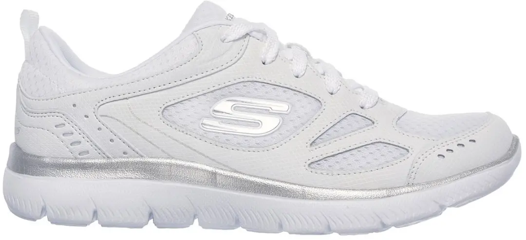 Skechers Summits Suited Dames Sneakers - Wit