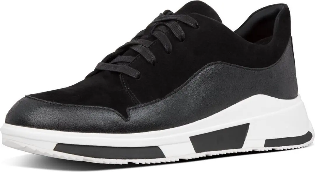 FitFlop Freya Sneakers suede ZWART