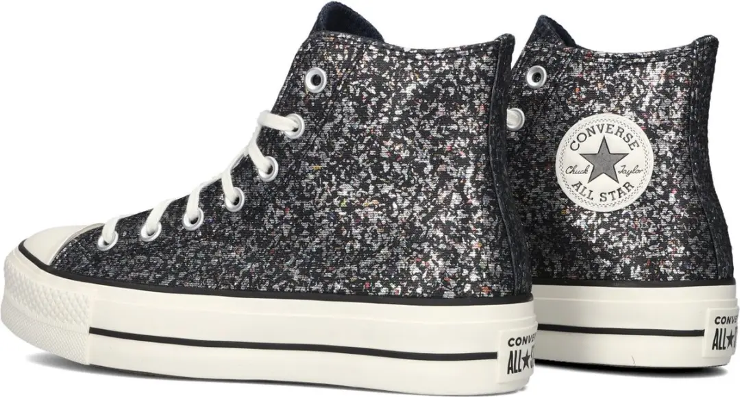 Converse Chuck Taylor All Star Lift Hi Dames Sneakers - Blauw - afbeelding 6 van 6