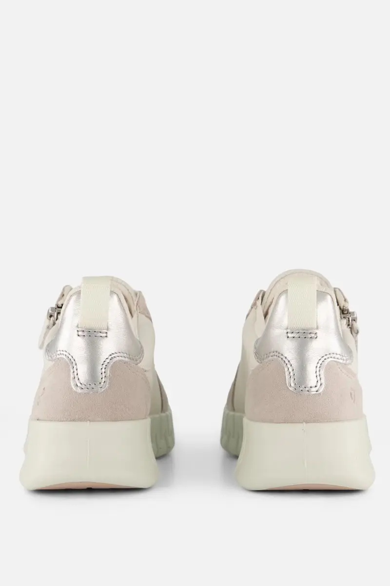 ECCO Gruuv Side Zip Sneakers 101528 - Wit - afbeelding 5 van 6