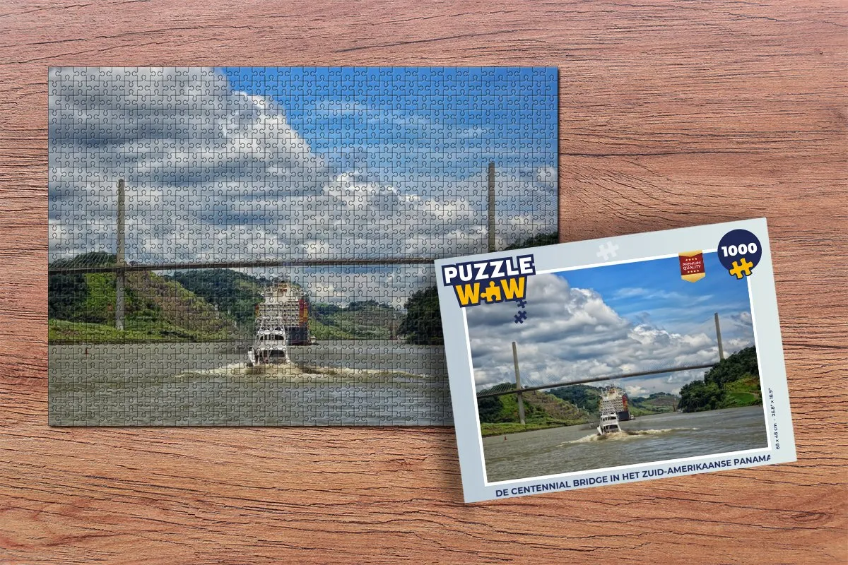 PuzzleWow De Centennial Bridge Legpuzzel 1000 Stuks - Multicolor