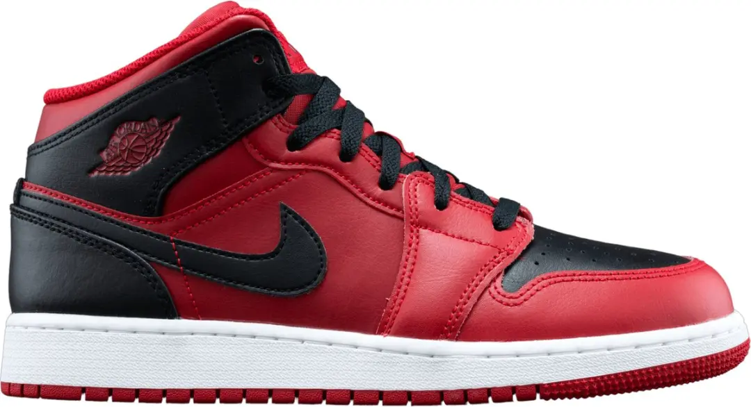 Nike Air Jordan 1 Mid Reverse Bred (2021) (GS)