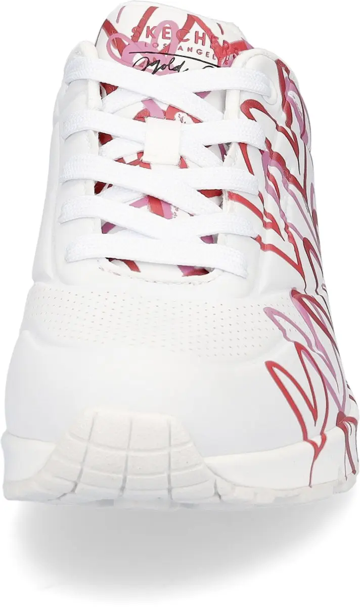 Skechers Uno-Spread The Love Dames Sneakers - Wit
