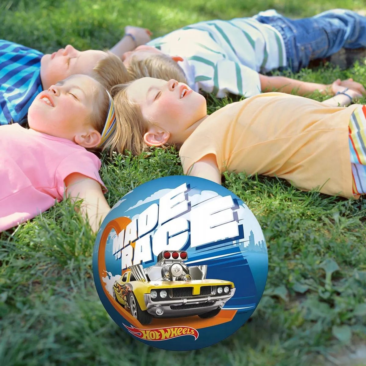 Hot Wheels Rubberen Strandbal 23cm - Multicolor