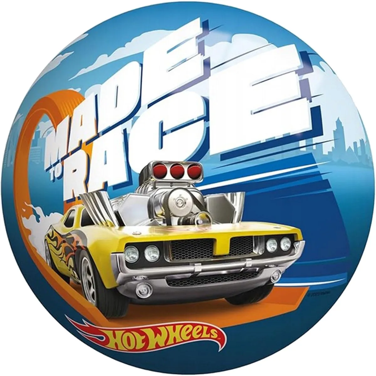 Hot Wheels Rubberen Strandbal 23cm - Multicolor