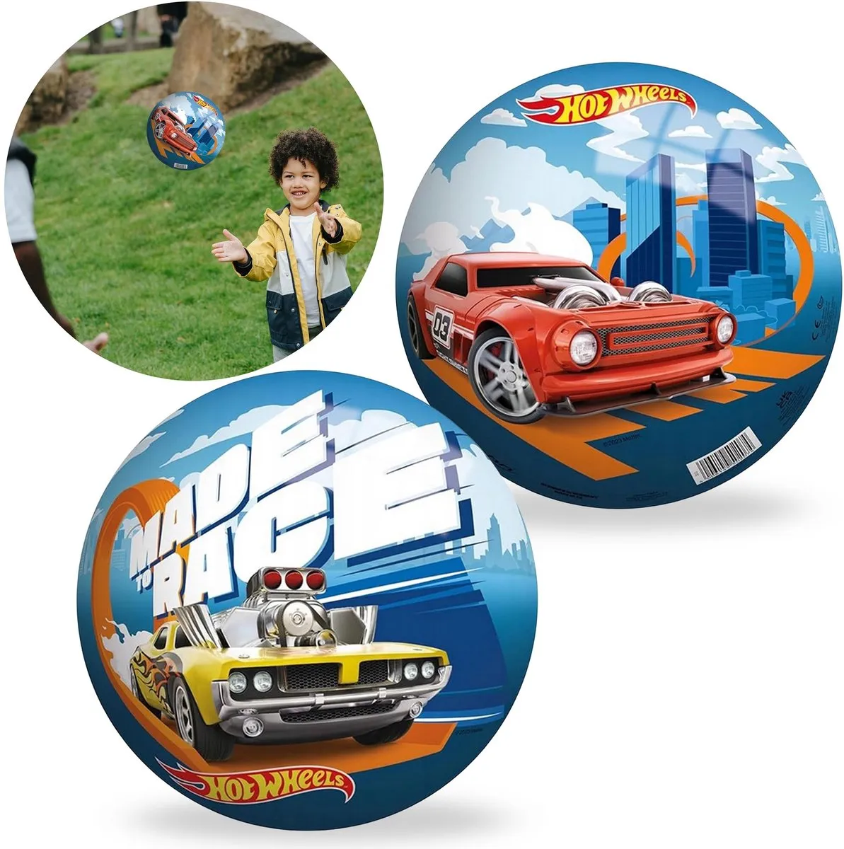Hot Wheels Rubberen Strandbal 23cm