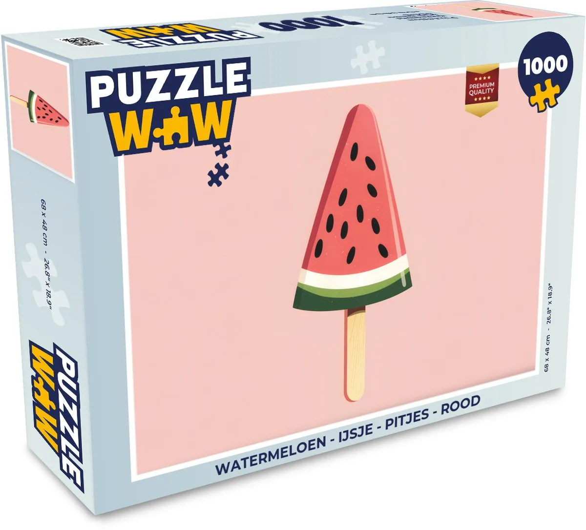 PuzzleWow Watermeloen Legpuzzel 1000 Stuks