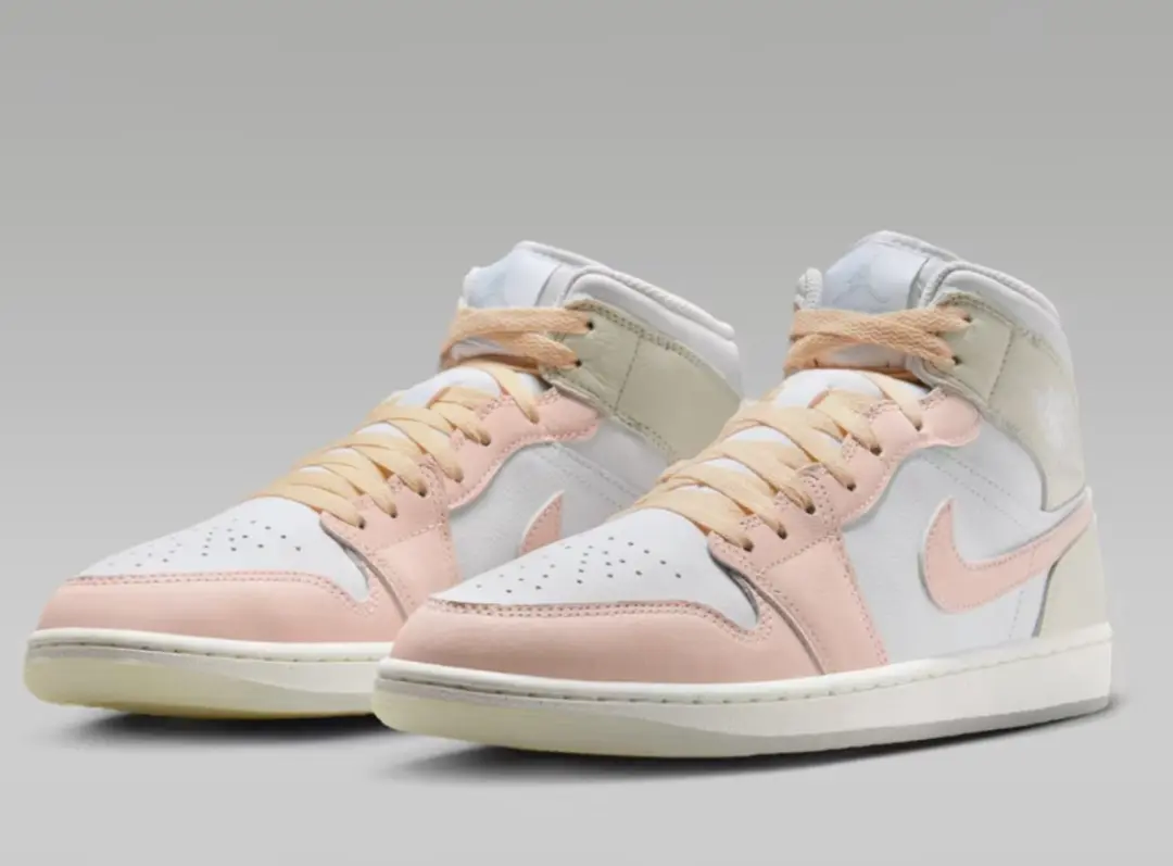Nike Air Jordan 1 Mid SE Sneakers - Heren 44.5 - Wit