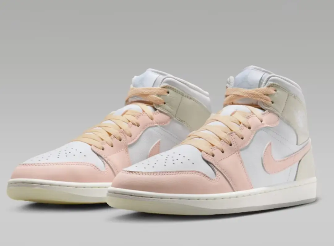 Nike Air Jordan 1 Mid SE Sneakers - Heren 44.5 - Wit