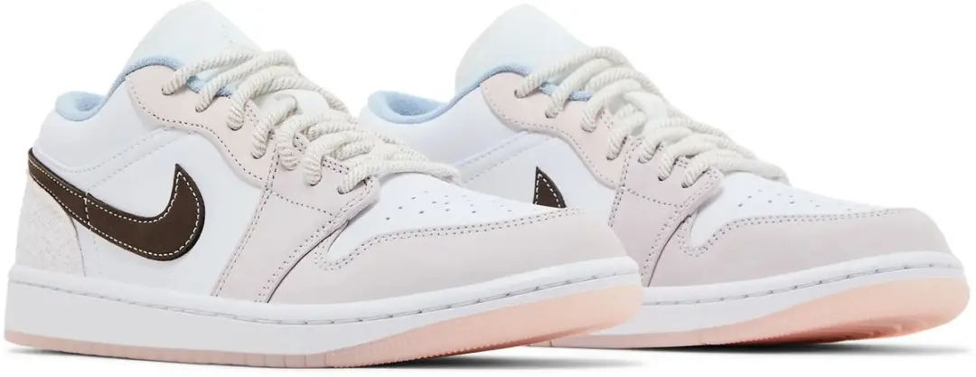 Jordan 1 Low Coral - Dames - 43 - Wit/Roze - afbeelding 3 van 6