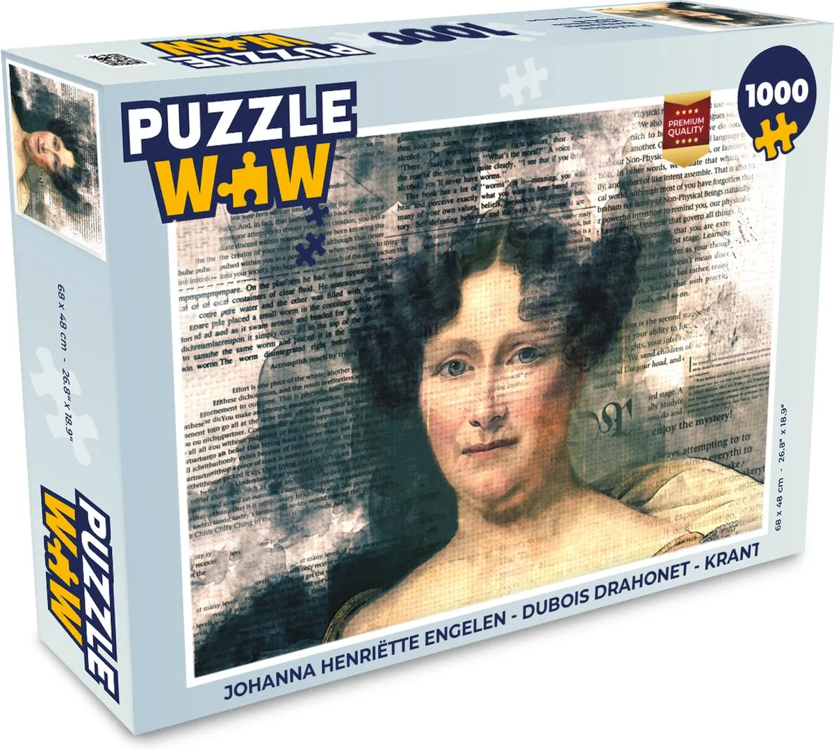PuzzleWow Johanna Henriette Engelen - Dubois Drahonet Legpuzzel 1000 Stuks - Multicolor