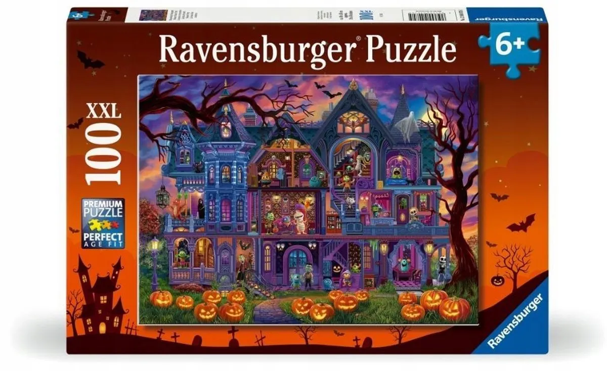 Ravensburger Spookhuis Puzzel 100 Stukjes