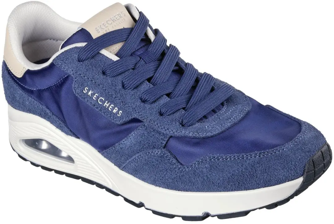 Skechers Heren Street UNO Vintage Dayz Sneakers 183053 NVY Blauw