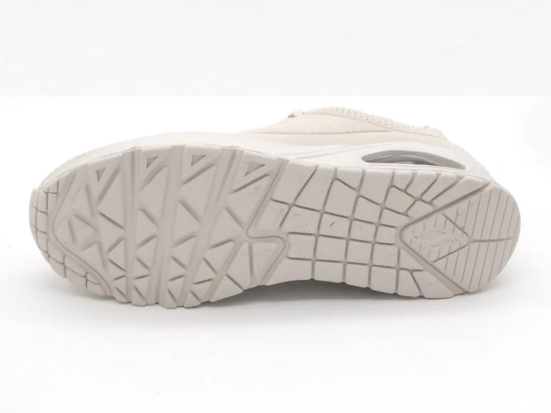 Skechers Uno Shiny Scale Sneakers - Dames 40 - Off White - afbeelding 2 van 6