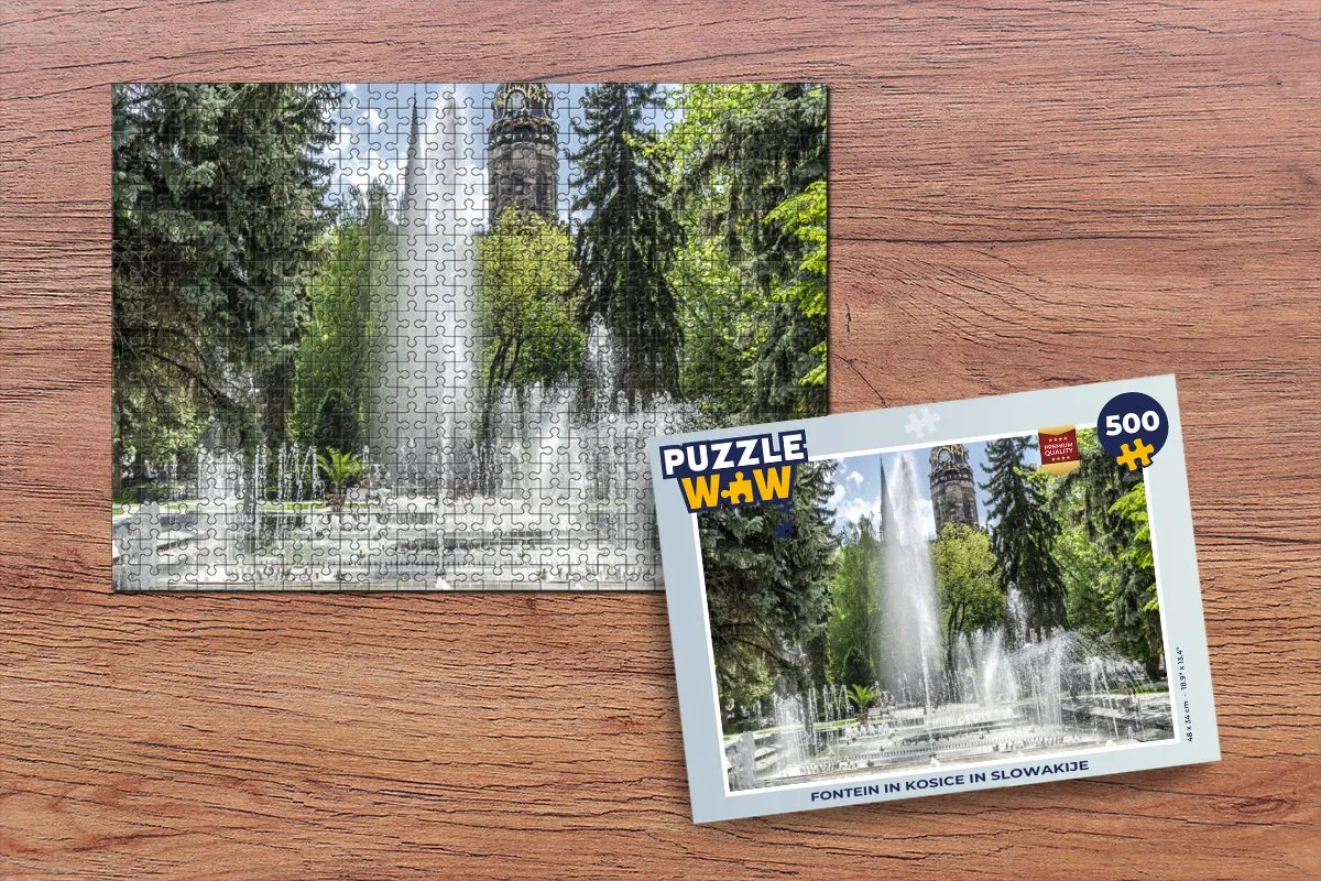 PuzzleWow Legpuzzel Kosice 500 Stuks - Multicolor