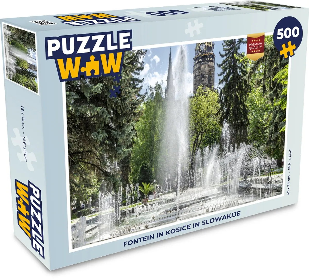PuzzleWow Legpuzzel Kosice 500 Stuks