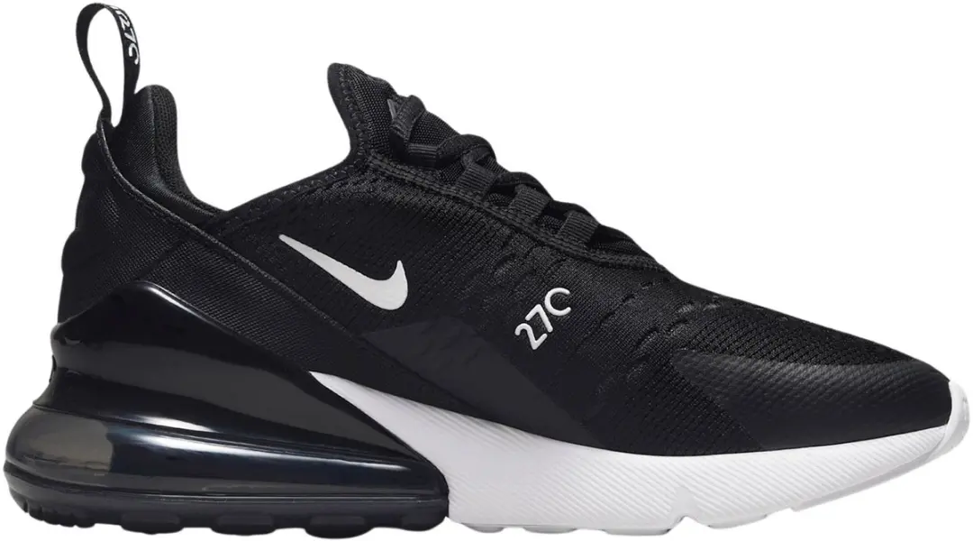 Nike Air Max 270 GS 943345-001 Sneaker - 38 - Zwart/Wit - afbeelding 6 van 6