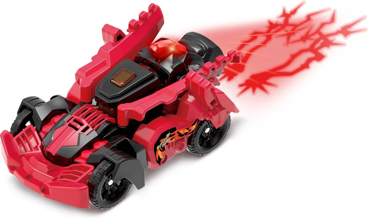 VTech Switch & Go Dino's Fire Blaze T-Rex - Interactieve Robot Speelfiguur - Rood