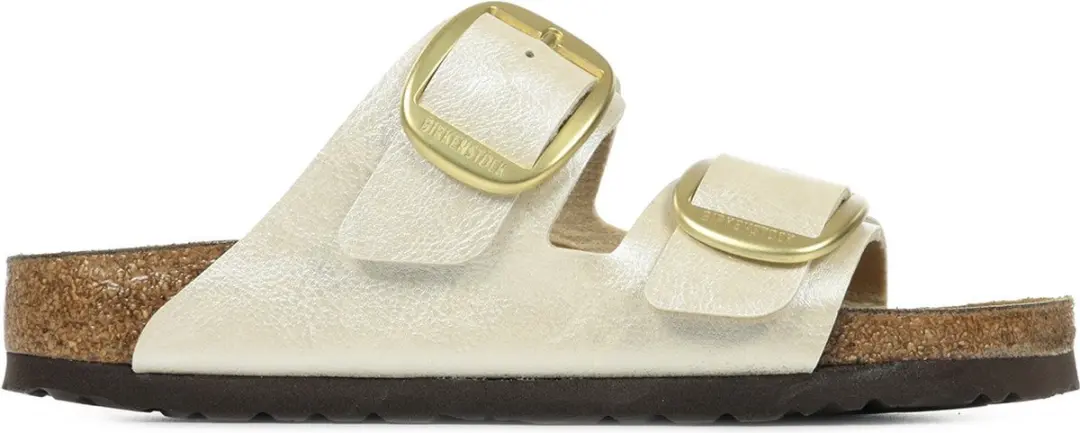 Slippers Birkenstock Arizona Bigbuckle Pearl White