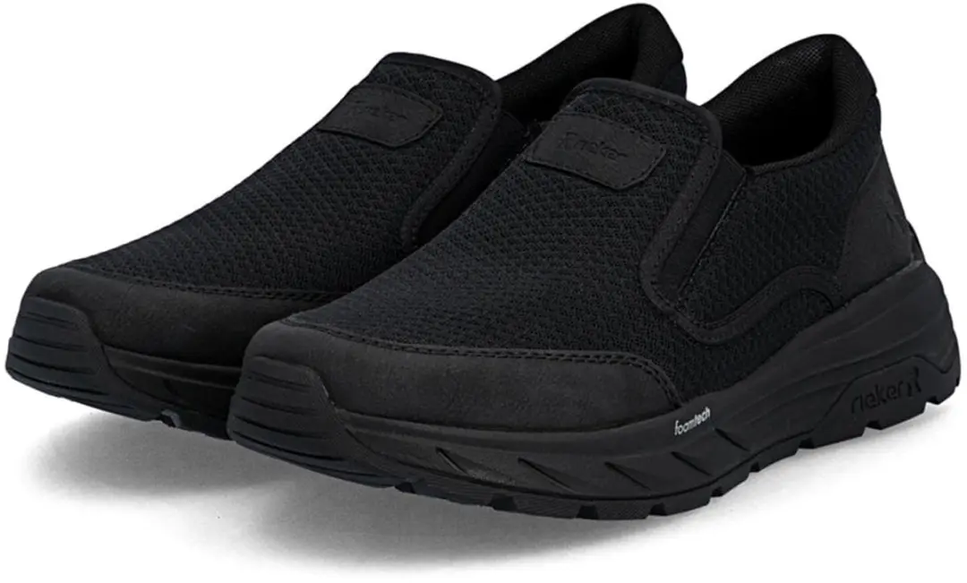 Rieker Heren Slipper Slip-On Casual Comfortabel Memory-Foam 06152-00 Black