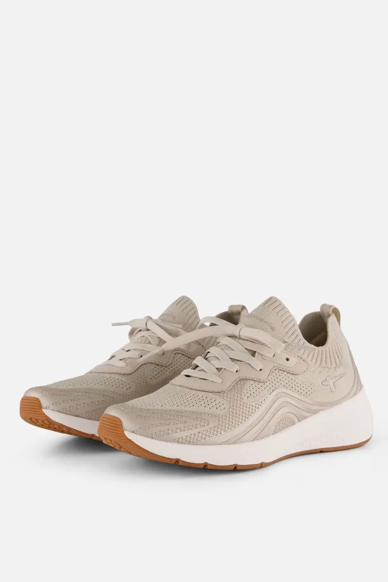 Tamaris Light Weight Sneakers beige Textiel