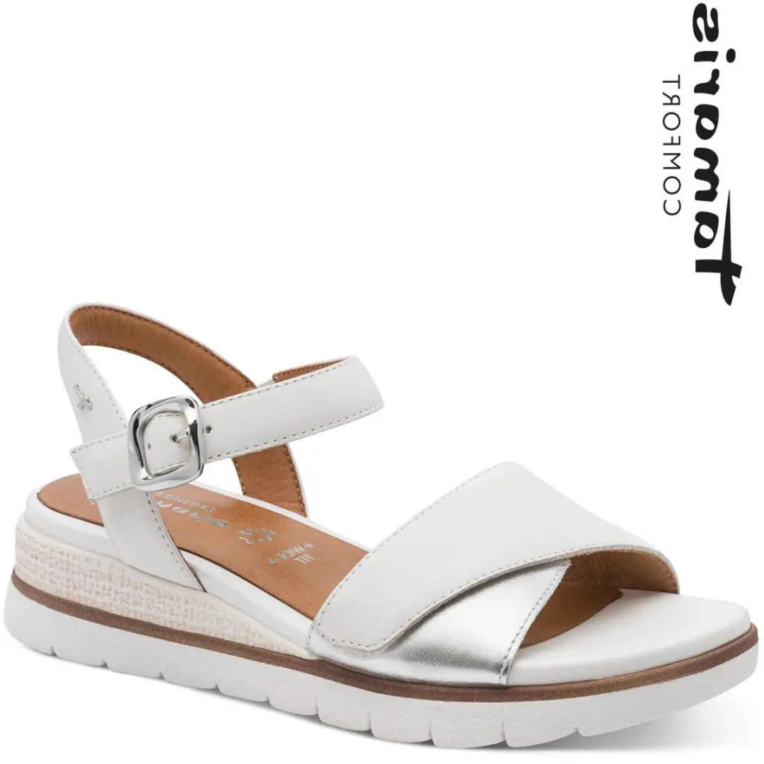 Tamaris WIDE FIT Dames Sandaaltje 8-88736-46 191 H-breedte Maat: 37 EU