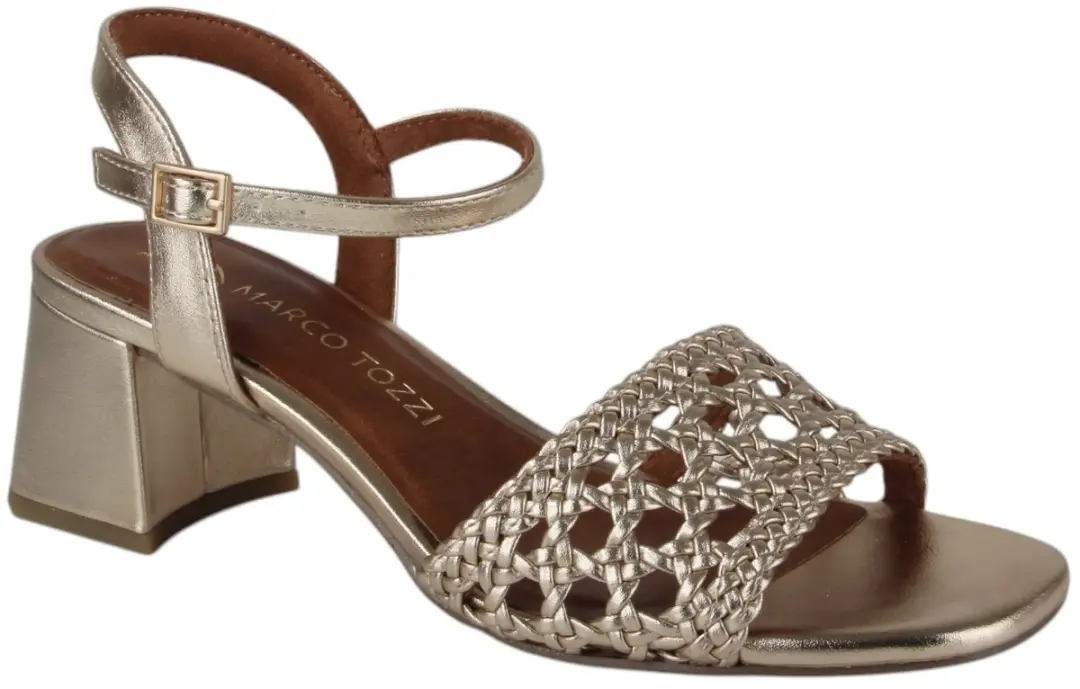 Marco Tozzi 2-28382-44-940 dames sandalen gekleed maat 40 metallic