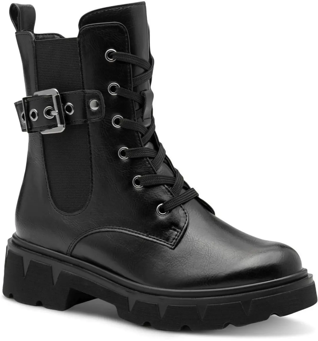 Marco Tozzi Dames Enkellaarsje 2-25249-45 001 F-breedte Maat: 37 EU