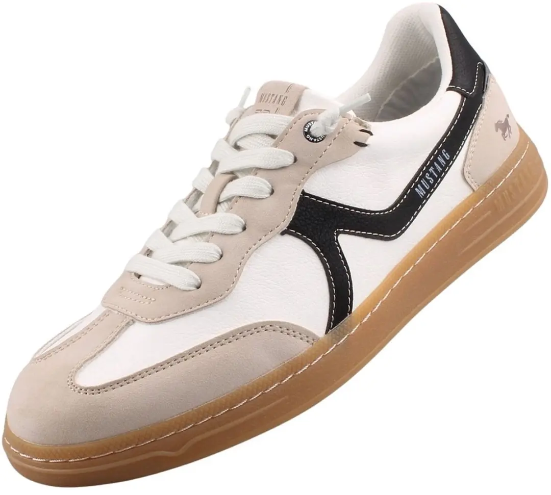Mustang herentrainers beige