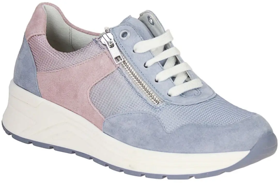 Solidus Karma K-leest Sneaker 21425 - Blauw-Roze - 39 - afbeelding 2 van 6