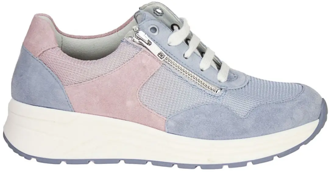 Solidus Karma K-leest Sneaker 21425 - Blauw-Roze - 39 - afbeelding 4 van 6