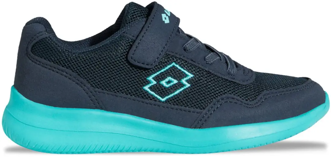 Lotto Schoenen CONNECT BC K Lage kindersneaker 2600002K NAVY/AQUA